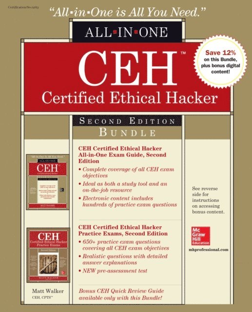 Matt Walker - CEH Certified Ethical Hacker Bundle, Second Edition, E-bok. Tillgänglighet: Lägg i varukorg