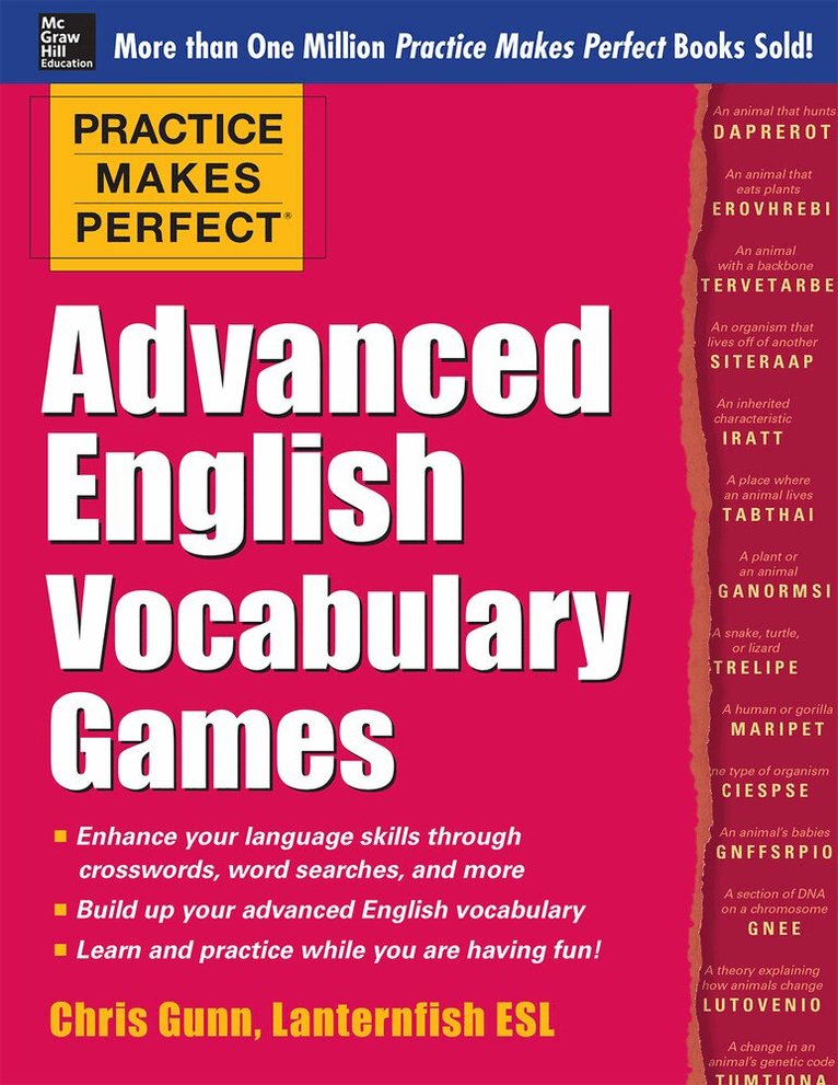 Chris Gunn - Practice Makes Perfect Advanced English Vocabulary Games, Häftad. Tillgänglighet: Lägg i varukorg