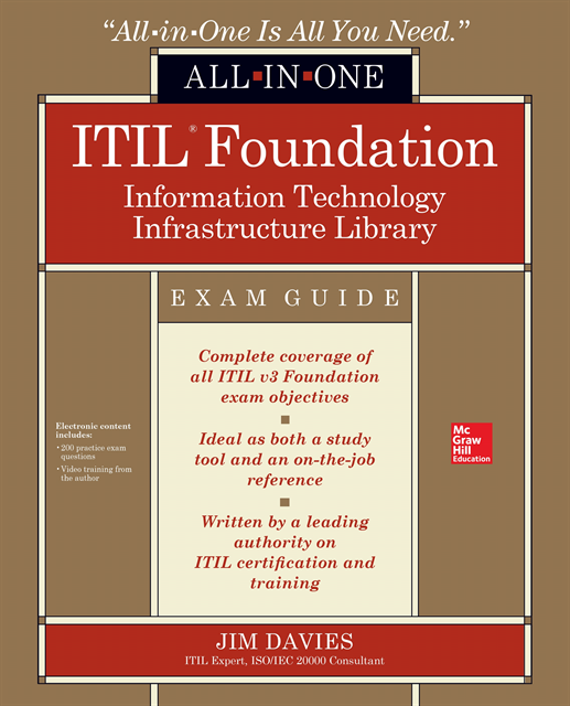 Jim Davies - ITIL Foundation All-in-One Exam Guide, E-bok