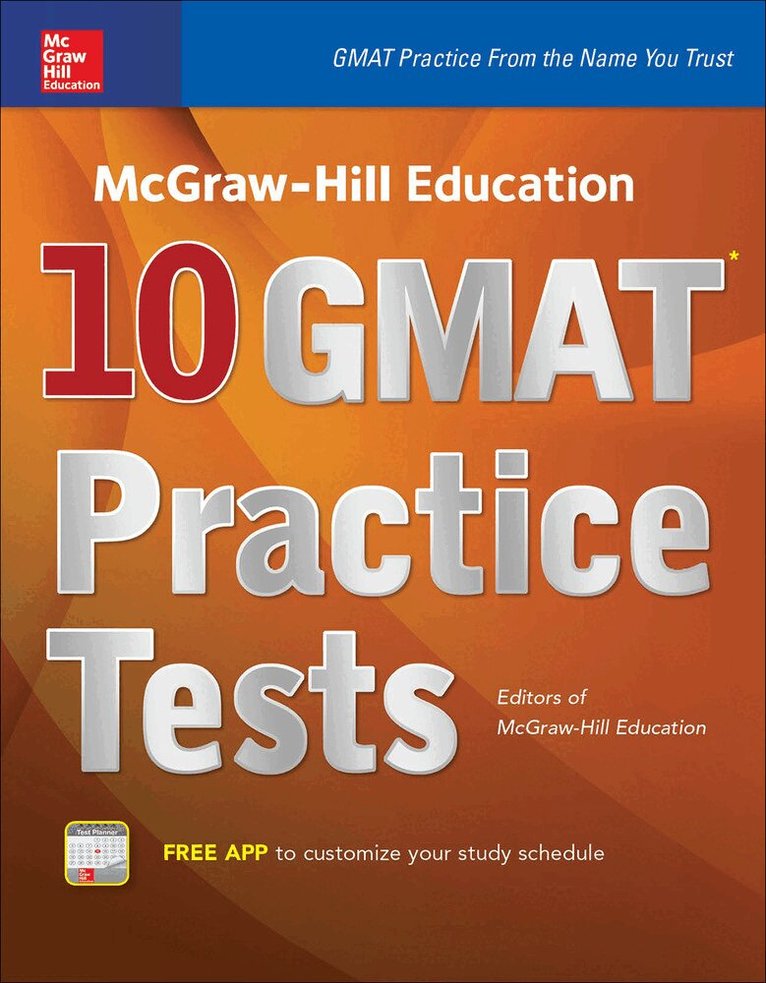 N/A Editors of McGraw Hill - McGraw-Hill Education 10 GMAT Practice Tests, Häftad. Tillgänglighet: Lägg i varukorg