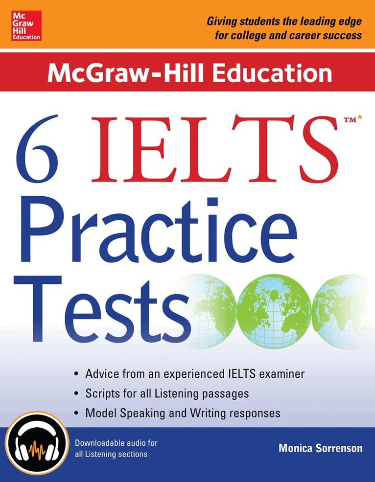 Monica Sorrenson - McGraw-Hill Education 6 IELTS Practice Tests with Audio, Häftad. Tillgänglighet: Lägg i varukorg