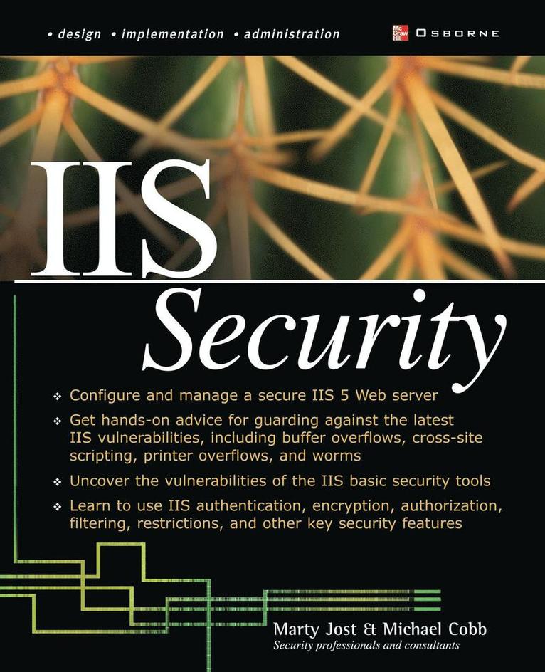 Marty Jost - IIS Security, Häftad. Tillgänglighet: Tillfälligt slut
