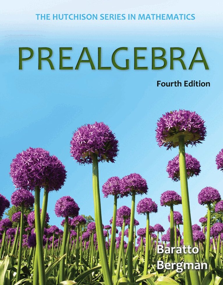 Stefan Baratto, Barry Bergman, Donald Hutchison - Prealgebra, Häftad