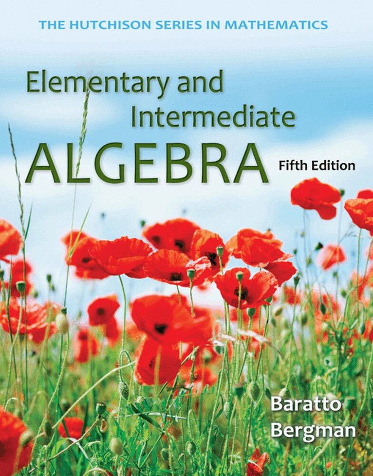 Stefan Baratto, Barry Bergman, Donald Hutchison - Elementary and Intermediate Algebra, Häftad