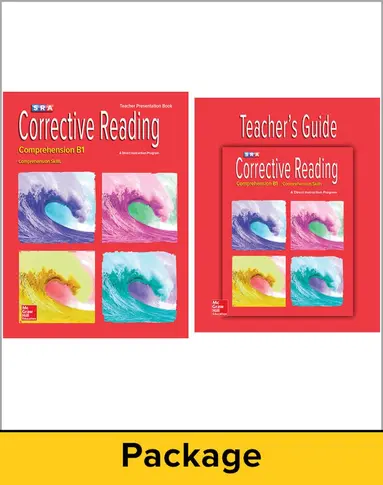 N/A McGraw Hill - Corrective Reading Comprehension Level B1, Teacher Materials Package, Övrigt