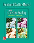 N/A McGraw Hill - Corrective Reading Comprehension Level C, Enrichment Blackline Master, Häftad