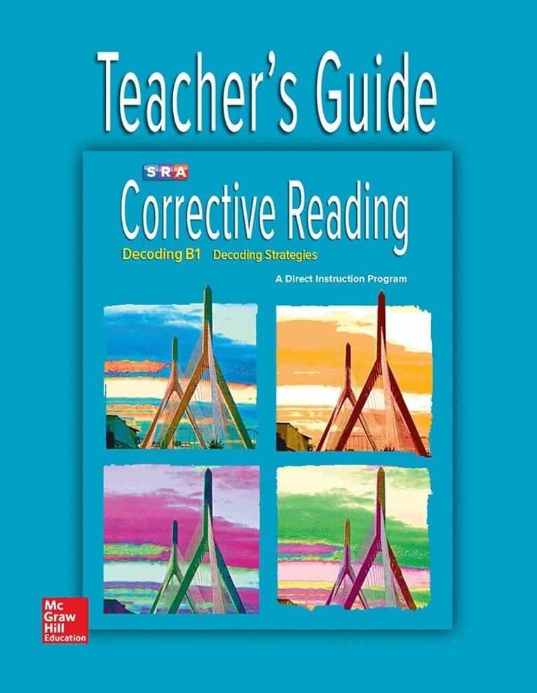 N/A McGraw Hill - Corrective Reading Decoding Level B1, Teacher Guide, Häftad