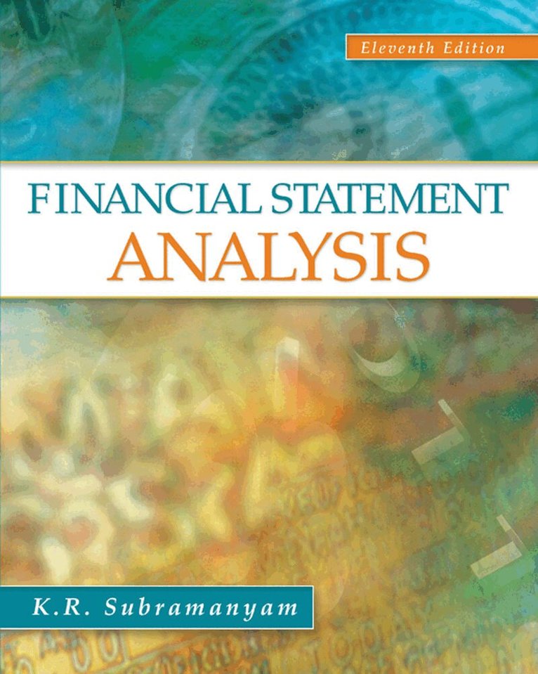K. R. Subramanyam - Financial Statement Analysis, Inbunden
