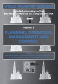 World Conference on Transport Research (4 Vol. Set)