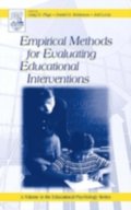 Empirical Methods for Evaluating Educational Interventions