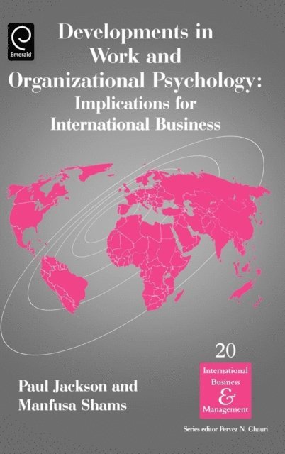 Paul Jackson, Manfusa Shams - Developments in Work and Organizational Psychology, E-bok