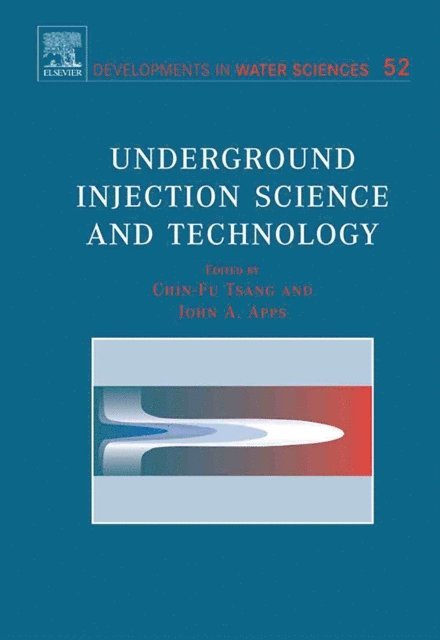 J.A. Apps, C-F. Tsang - Underground Injection Science and Technology, E-bok