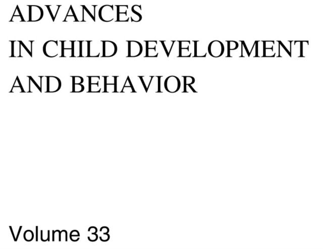 Advances in Child Development and Behavior, E-bok