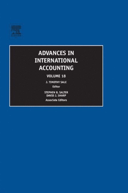 J. Timothy Sale - Advances in International Accounting, E-bok