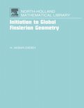 Initiation to Global Finslerian Geometry