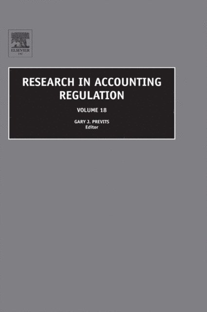 Gary Previts - Research in Accounting Regulation, E-bok