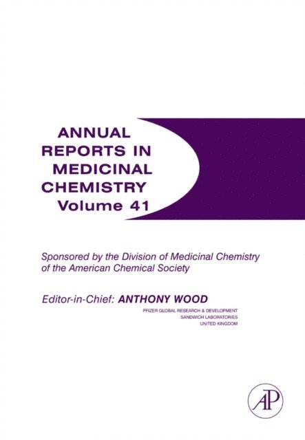 Annual Reports in Medicinal Chemistry, E-bok
