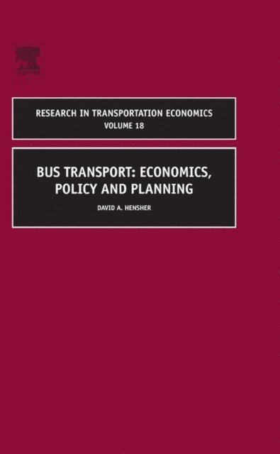 David A. Hensher - Bus Transport, E-bok