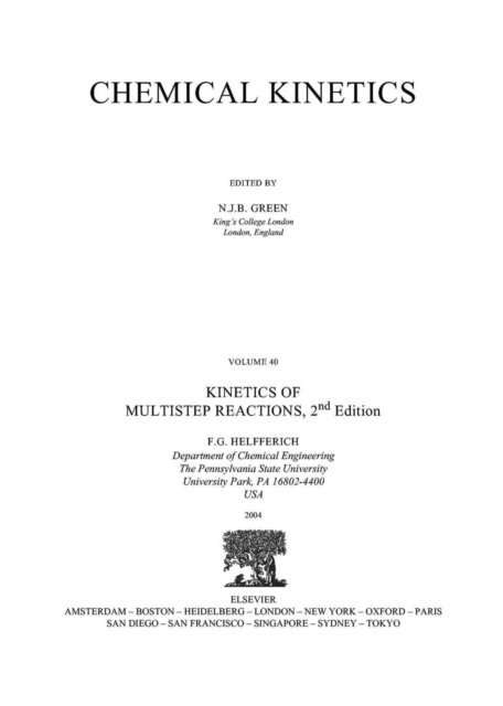Friedrich G. Helfferich - Kinetics of Multistep Reactions, E-bok