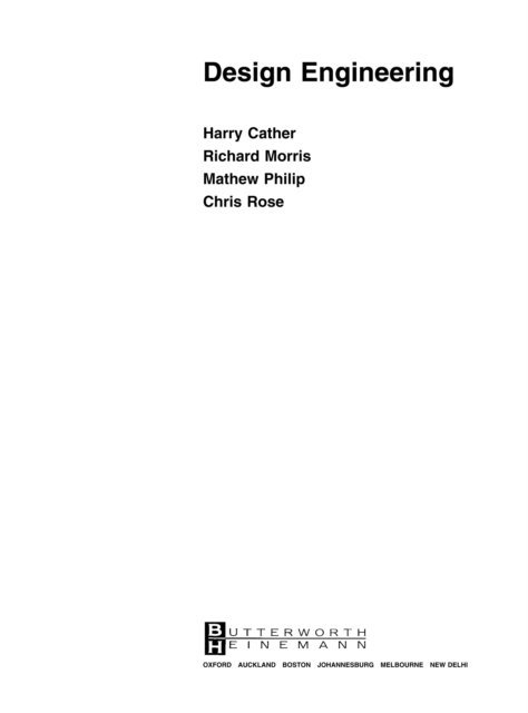 Chris Rose, Mathew Philip, Richard Douglas Morris, Harry Cather - Design Engineering, E-bok