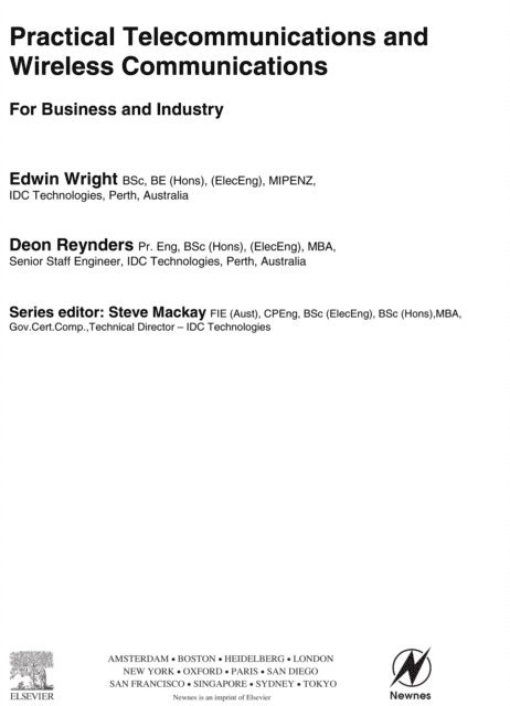 Deon Reynders, Edwin Wright - Practical Telecommunications and Wireless Communications, E-bok
