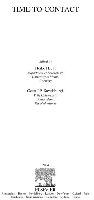 Geert Savelsbergh, Heiko Hecht - Time-to-Contact, E-bok