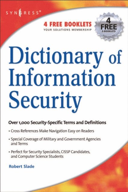 Robert Slade - Dictionary of Information Security, E-bok. Tillgänglighet: Lägg i varukorg