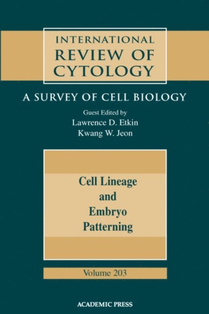 Cell Lineage and Embryo Patterning, E-bok