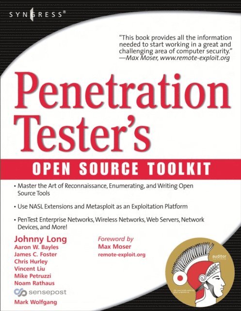 HD Moore, Charl van der Walt, Haroon Meer, Roelof Temmingh, Jay Beale, Jeremy Faircloth - Penetration Tester's Open Source Toolkit, E-bok