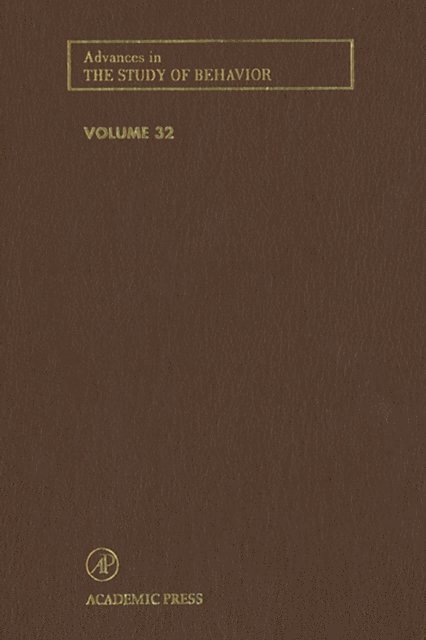 Timothy J. Roper, Charles T. Snowdon, Jay S. Rosenblatt, Peter J.B. Slater - Advances in the Study of Behavior, E-bok