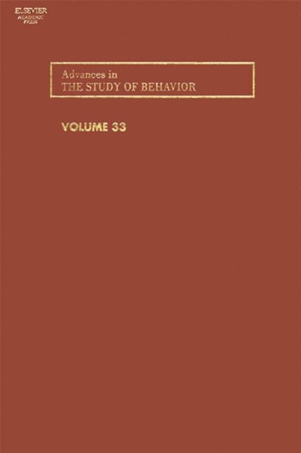 Marc Naguib, Timothy J. Roper, Charles T. Snowdon, Jay S. Rosenblatt, Peter J.B. Slater - Advances in the Study of Behavior, E-bok
