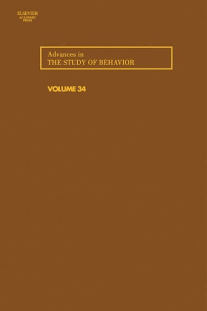 Marc Naguib, H. Jane Brockmann, Timothy J. Roper, Charles T. Snowdon, Jay S. Rosenblatt, Peter J.B. Slater - Advances in the Study of Behavior, E-bok