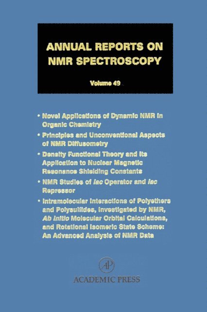 Annual Reports on NMR Spectroscopy, E-bok