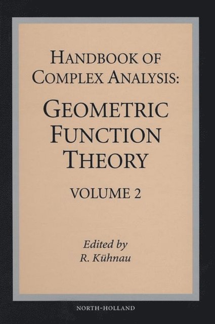 Reiner Kuhnau - Handbook of Complex Analysis, E-bok. Tillgänglighet: Lägg i varukorg