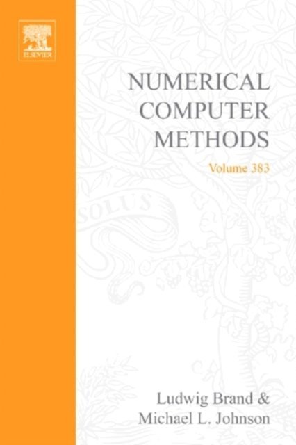 Numerical Computer Methods, Part D, E-bok