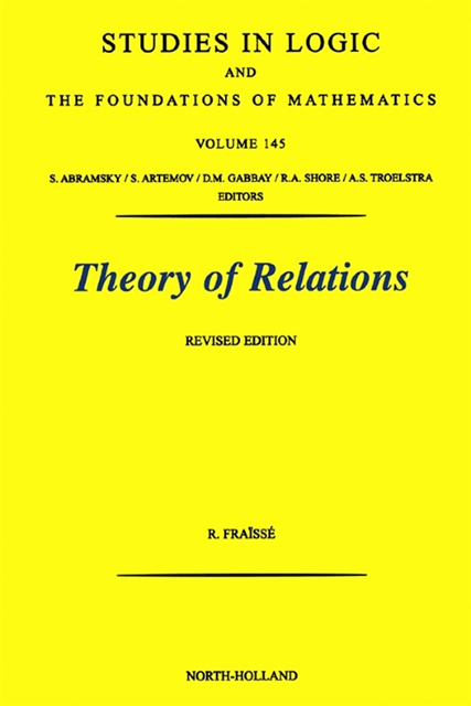 R. Fraisse - Theory of Relations, E-bok
