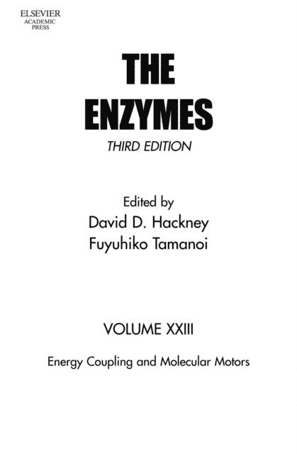 David D. Hackney, Fuyuhiko Tamanoi - Energy Coupling and Molecular Motors, E-bok