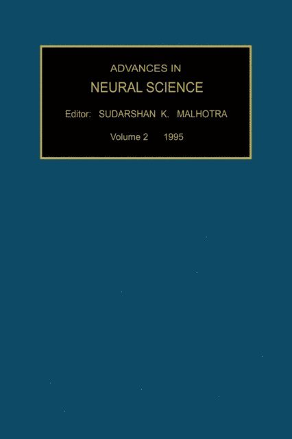 S.K. Malhotra - Advances in Neural Science, Volume 2, E-bok