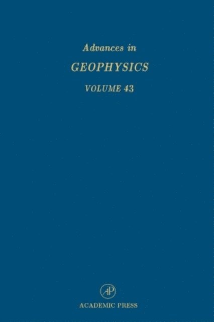 Barry Saltzman - Advances in Geophysics, E-bok