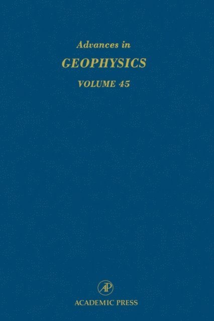 Advances in Geophysics, E-bok