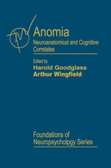 Arthur Wingfield, Harold Goodglass - Anomia, E-bok