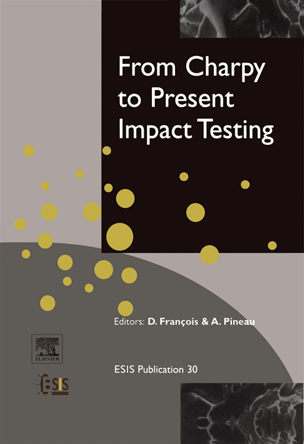 A. Pineau, D. Francois - From Charpy to Present Impact Testing, E-bok