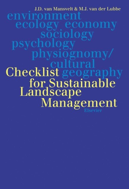 M.J. van der Lubbe, J.D. van Mansvelt - Checklist for Sustainable Landscape Management, E-bok