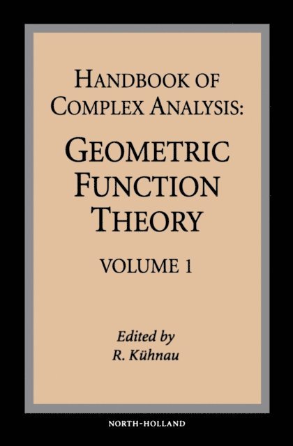 Reiner Kuhnau - Handbook of Complex Analysis, E-bok. Tillgänglighet: Lägg i varukorg