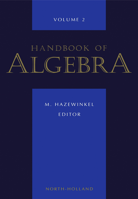 M. Hazewinkel - Handbook of Algebra, E-bok