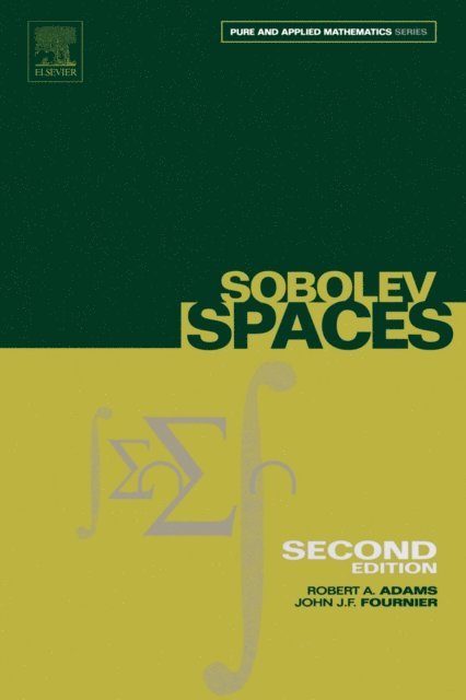 John J. F. Fournier, Robert A. Adams - Sobolev Spaces, E-bok