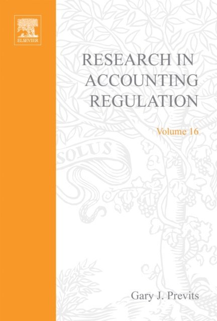 Gary Previts - Research in Accounting Regulation, E-bok