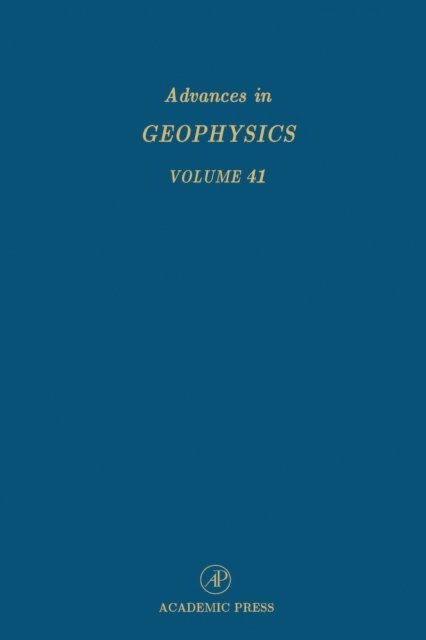 Advances in Geophysics, E-bok