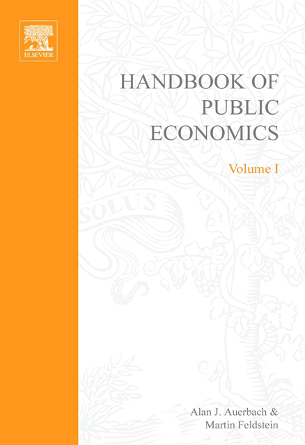 A.J. Auerbach, Martin Feldstein - Handbook of Public Economics, E-bok