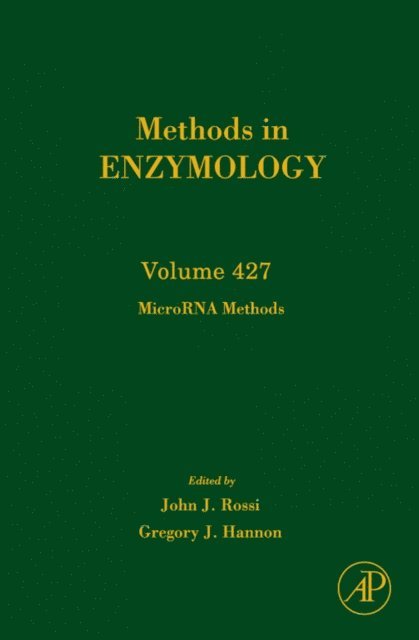 John J. Rossi - MicroRNA Methods, E-bok